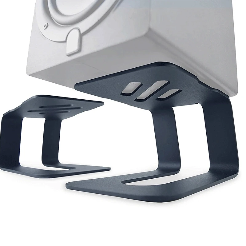 

Desktop Speaker Stand Professional Tabletop Stand Metal Bracket Holder for Most Computer Speakers Equipments