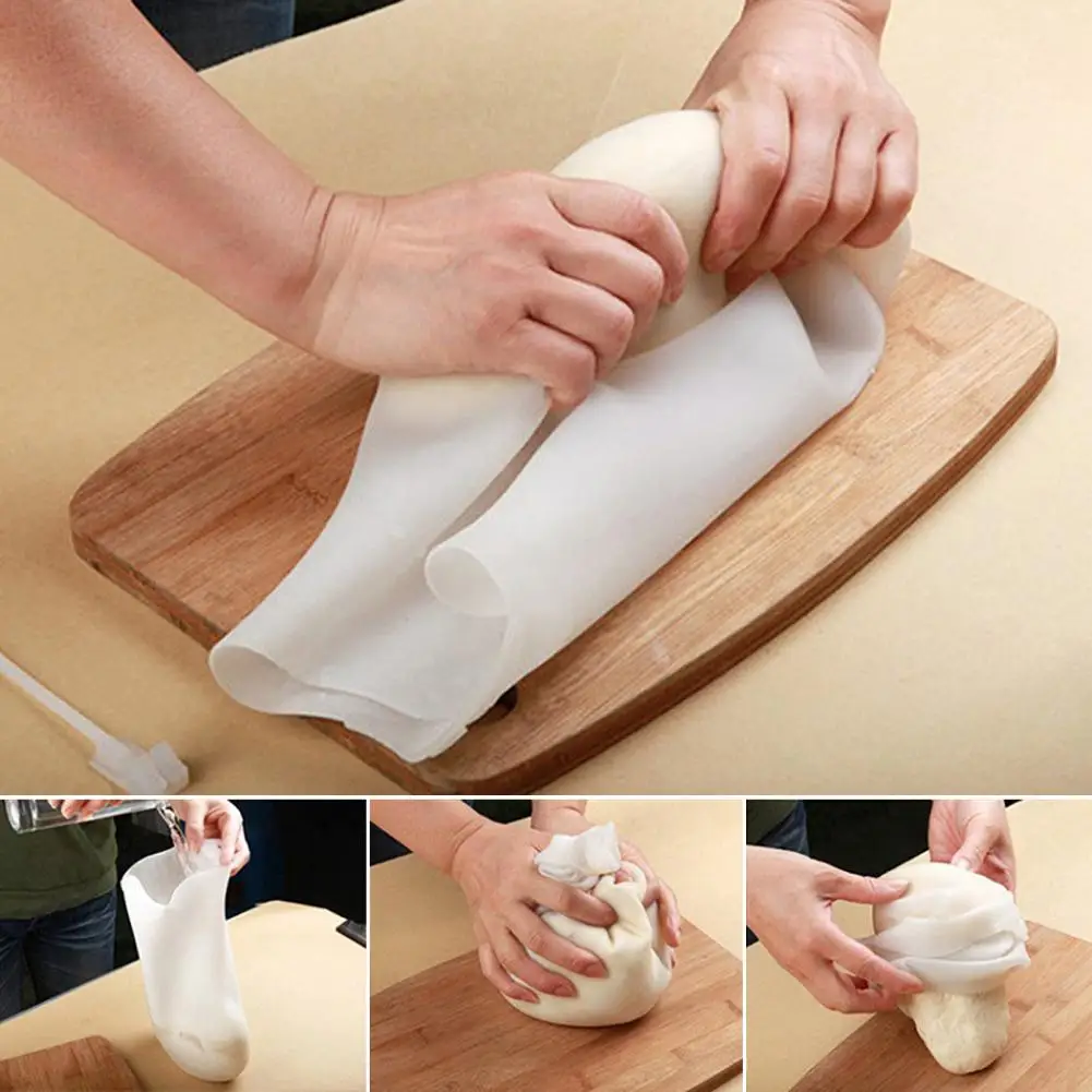 Reusable Dough Kneading Tool Versatile Silicone Kneading Bags for Baking Cooking Reusable Food-grade Multifunctional Dough