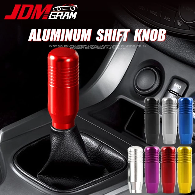 Liga de alumínio engrenagem Shift Knob, engrenagem Shifter, vara alavancas,  Cabeça, Carro Universal, Auto Forma T, Joystick aeronaves, 114 milímetros -  AliExpress