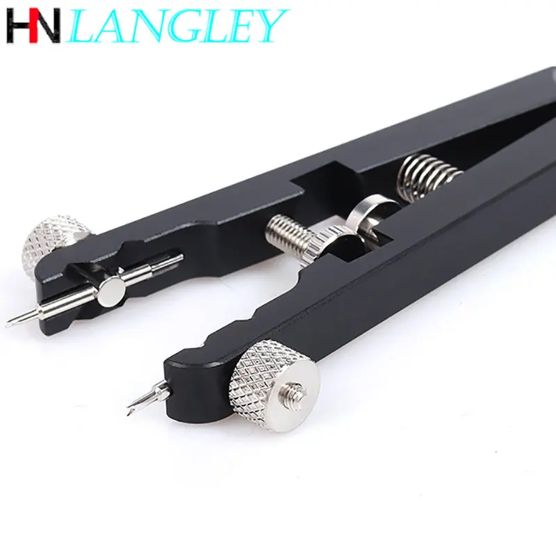 Watch Band Remover Plier 6825 Spring Bar Watch Strap Aluminum Alloy Repair Removing Tool V-Shaped Adjuster Plier Repair Tool