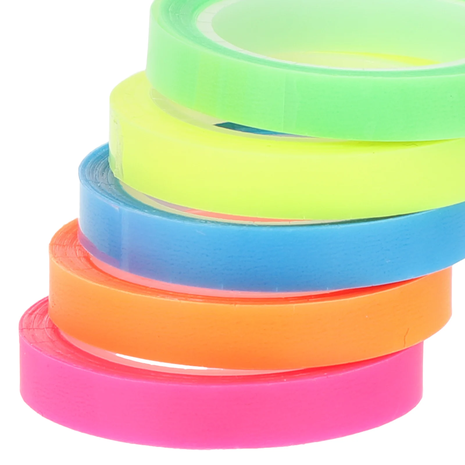10Pcs Waterproof Highlighter Tapes Clear Duct Tape Index Sticker Book Tabs Annotating Supplies Correction Tape School Supplies