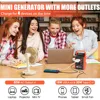 Portable Power Station 83Wh, Camping Solar Generator Mobile Power Bank with 110V/80W AC Power Socket and USB Type-C Port 3