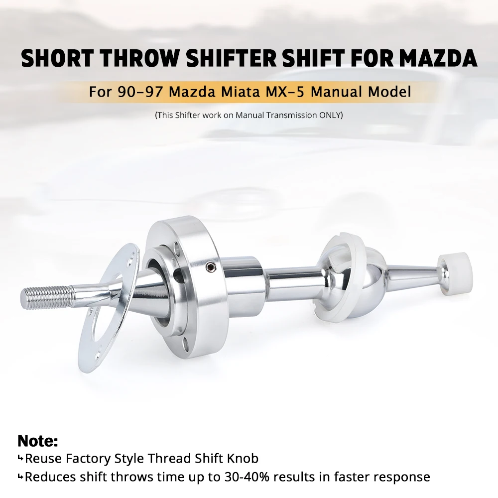 Quick Short Shifter For Mazda MX5 Miata 90 91 92 93 94 95 96 97 RX7 86-91 LZONE JR-PDG07
