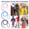 6Pcs Anti Lost Glove Straps Mitten Clips Multiuse Kids neck Lanyard Ski Glove Clips Rope Mitten Lanyard String For Kids Toddlers 5