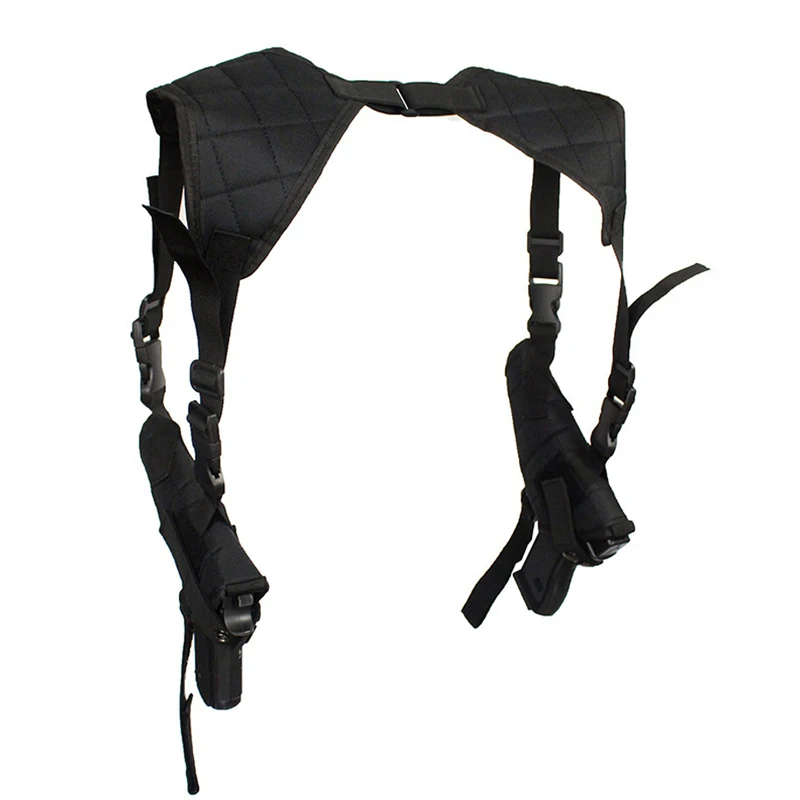 

Outdoor Tactical Underarm Security Universal Right Hand Pistol Pouch Holster Military Nylon Handgun Hunting Shoulder Holster