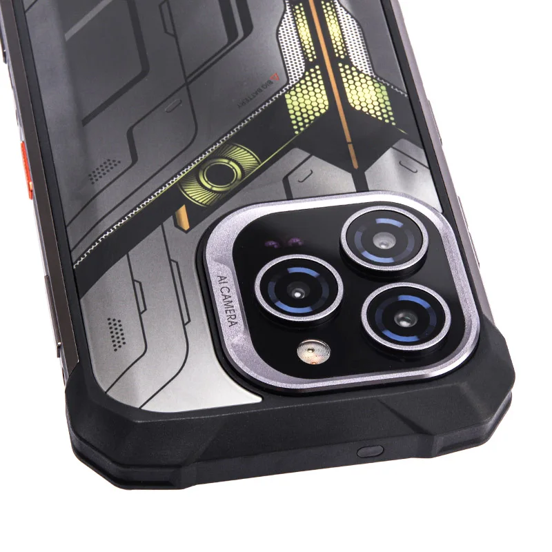 UNIWA S17 Ultra max 6.7 Inch 4G Rugged Smartphone Android 14 6GB+128GB Mobile Phone ATEX 7500mAh 33W Night vision NFC