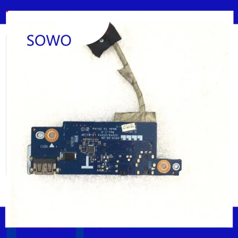 

Для LENOVO Y50 Y50-70 ZIVY2 ZIVY3 LS-B113P USB аудио разъем SD слот
