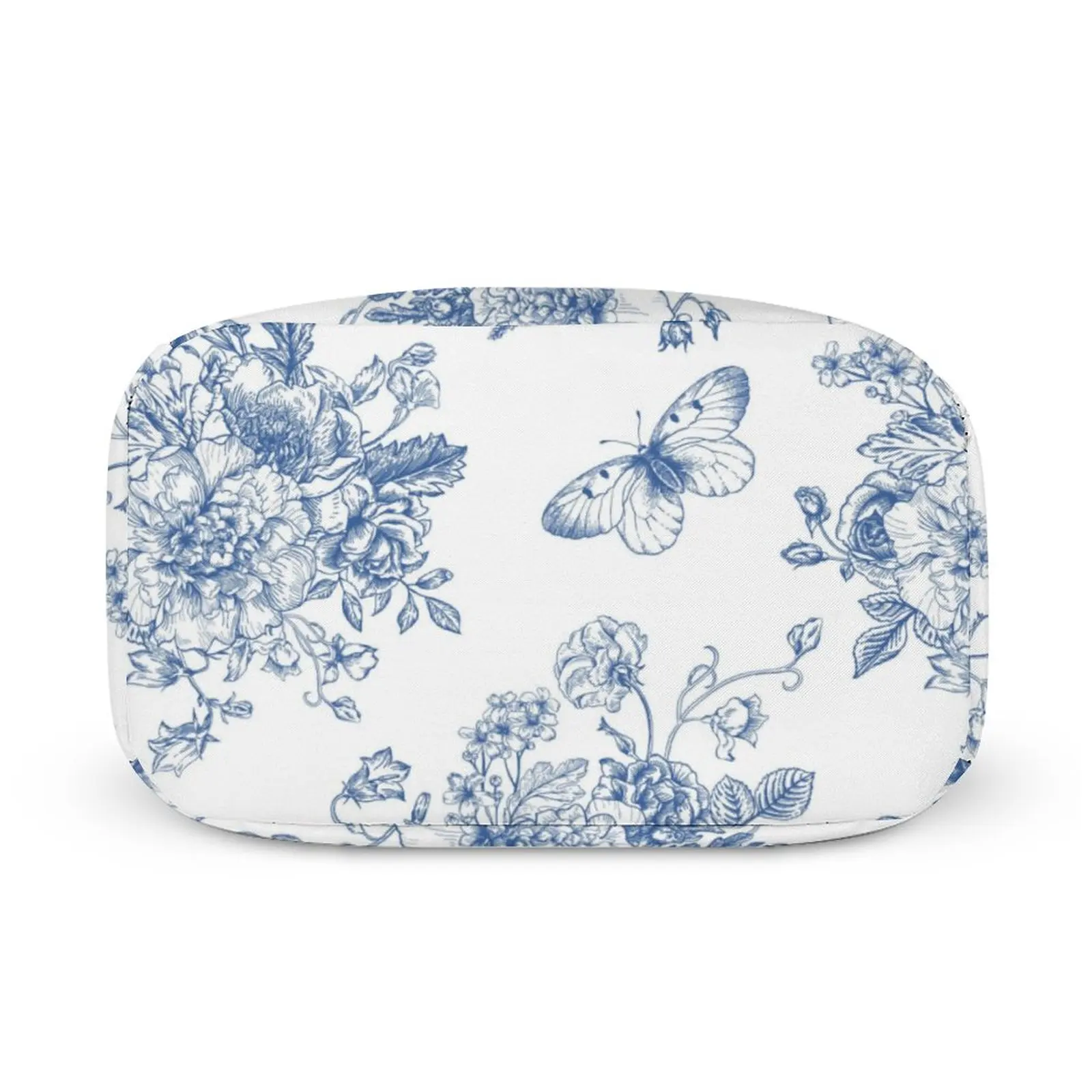 Custom Pattern Tote Lunch Bags Portable Travel Portable Camping Picnic Bag Resuable Butterfly Pattern Printed Thermal Lunch Box