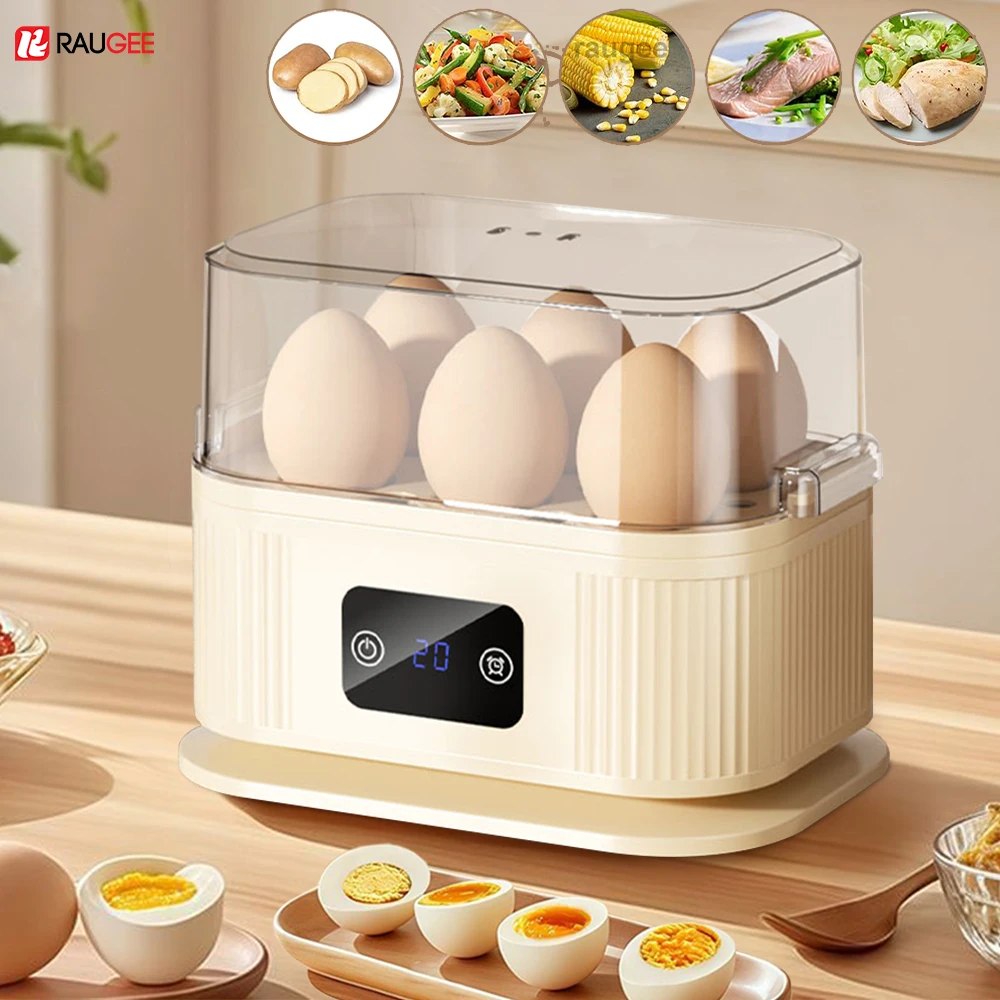 Electric Egg Steamer Rapid Egg Cooker 6 Eggs Capacity Automatic Power Off Multifunctional Egg Boiler Egg Cooker 1