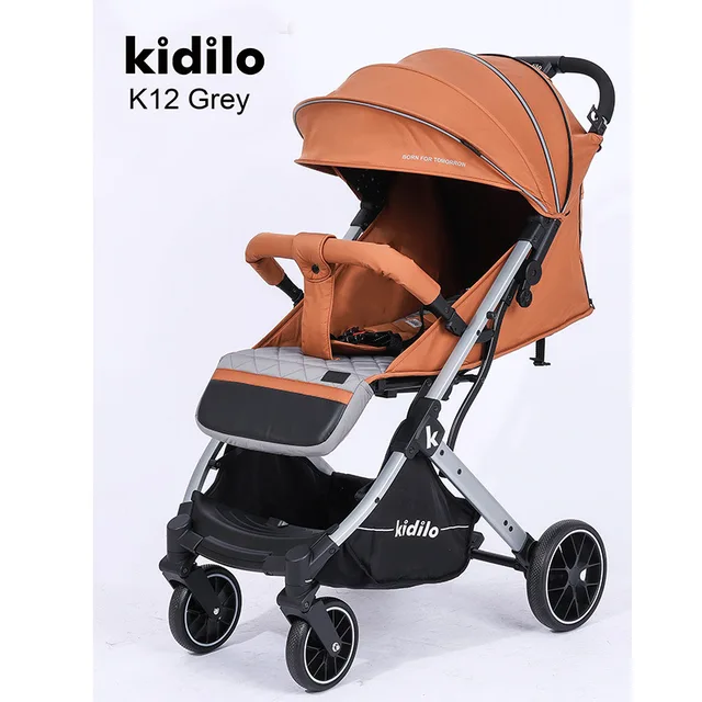 Poussette haute vue, poussette bébé légère, peut être utilisée dans les positions assises ou inclinables, poussette pour enfants 1