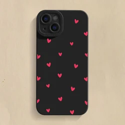 Chic Black Heart Silicone Phone Case - Soft Protective Cover for Samsung A32 4G (1)
