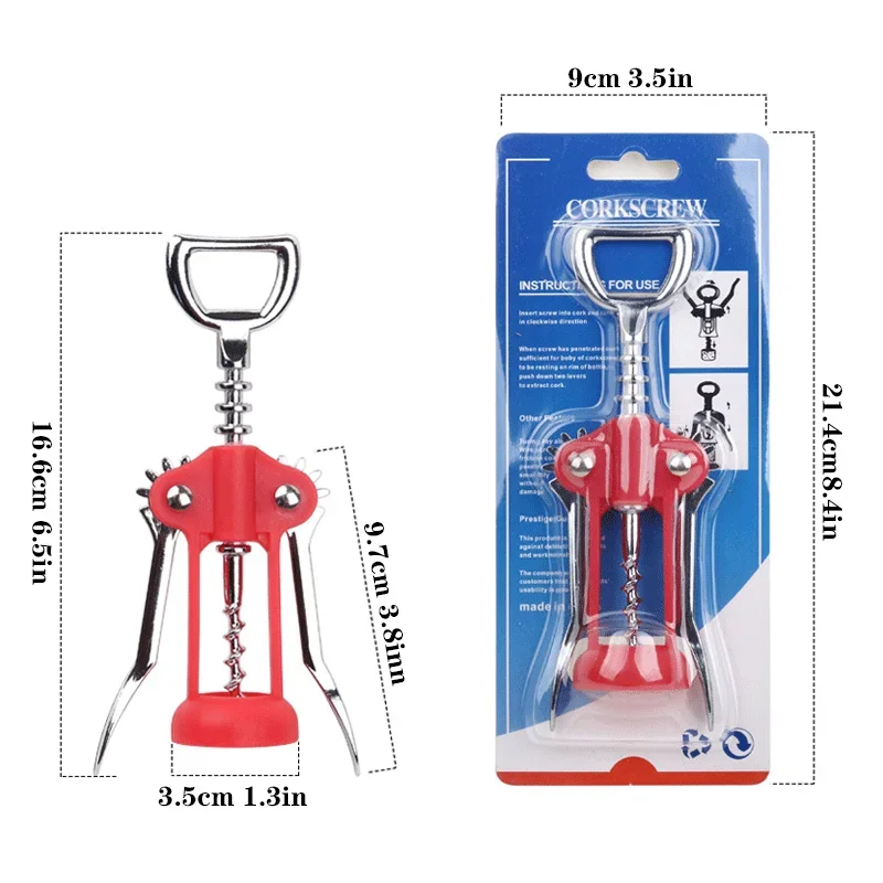 A Variety of Red Wine and Champagne Corkscrews, Home Commercial Zinc Alloy Material, Wine Opening Tools, Kitchen Accessories