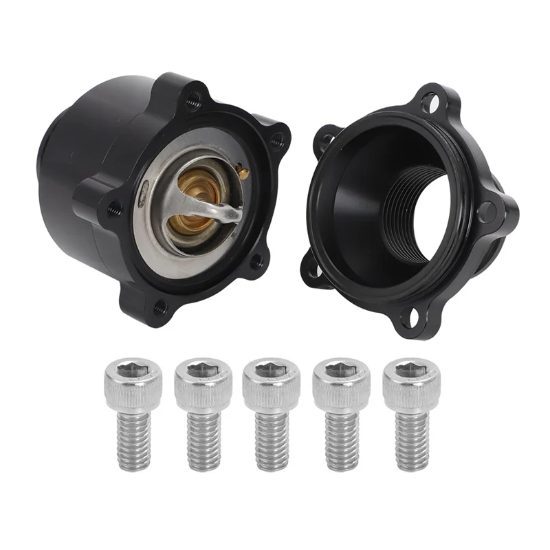 1.5"-16AN Inline Thermostat Housing Sensor Port thermostat housing sensor port For 1-1/2" Hose