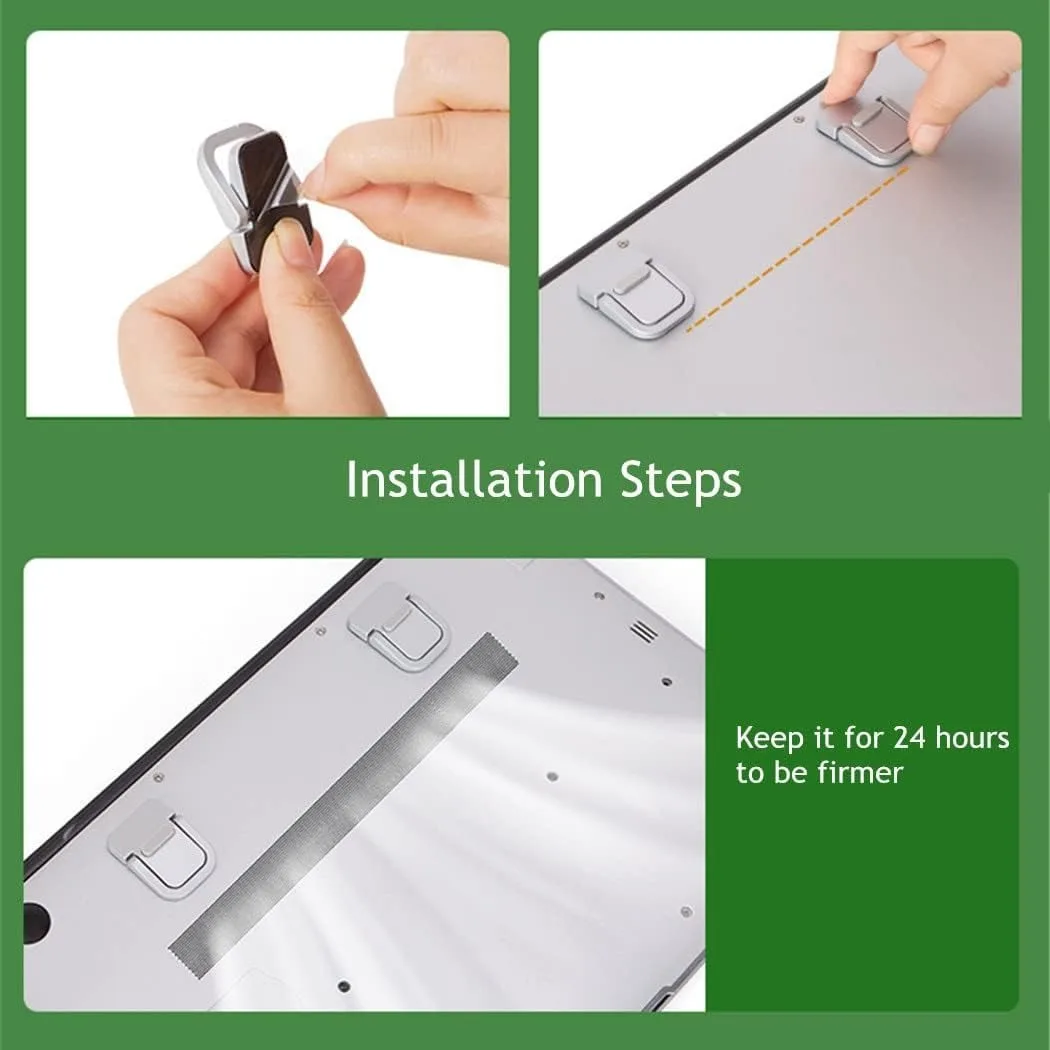 2PCS Portable Keyboard Riser - Invisible Laptop Stand