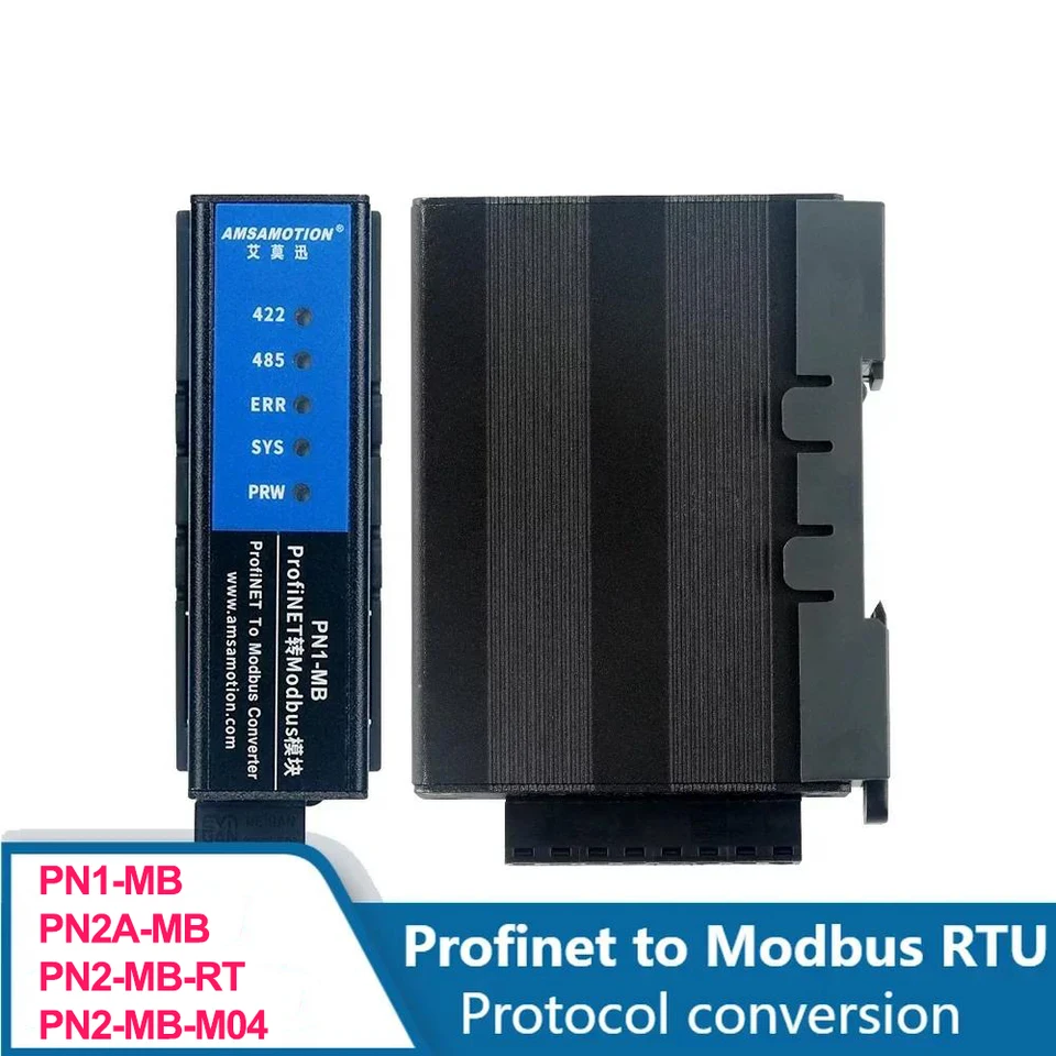 AMSAMOTION Profinet-Modbus RTU/TCP 프로토콜 변환기 버스 모듈 PN1-MB PN2A-MB 듀얼 이더넷 포트  IOT PN2-MB-M04/RT PN-MB - AliExpress
