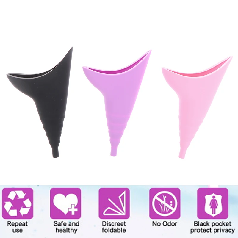 Portable Female Woman Ladies She Urinal Urine Wee Funnel Camping Travel Loo Uk
