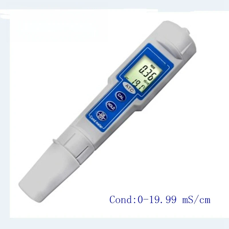 

Водонепроницаемый Цифровой Измеритель проводимости 0 ~ 19,99 мс/ATC бассейны лаборатории фабрики качества воды Cond температурный монитор CT303