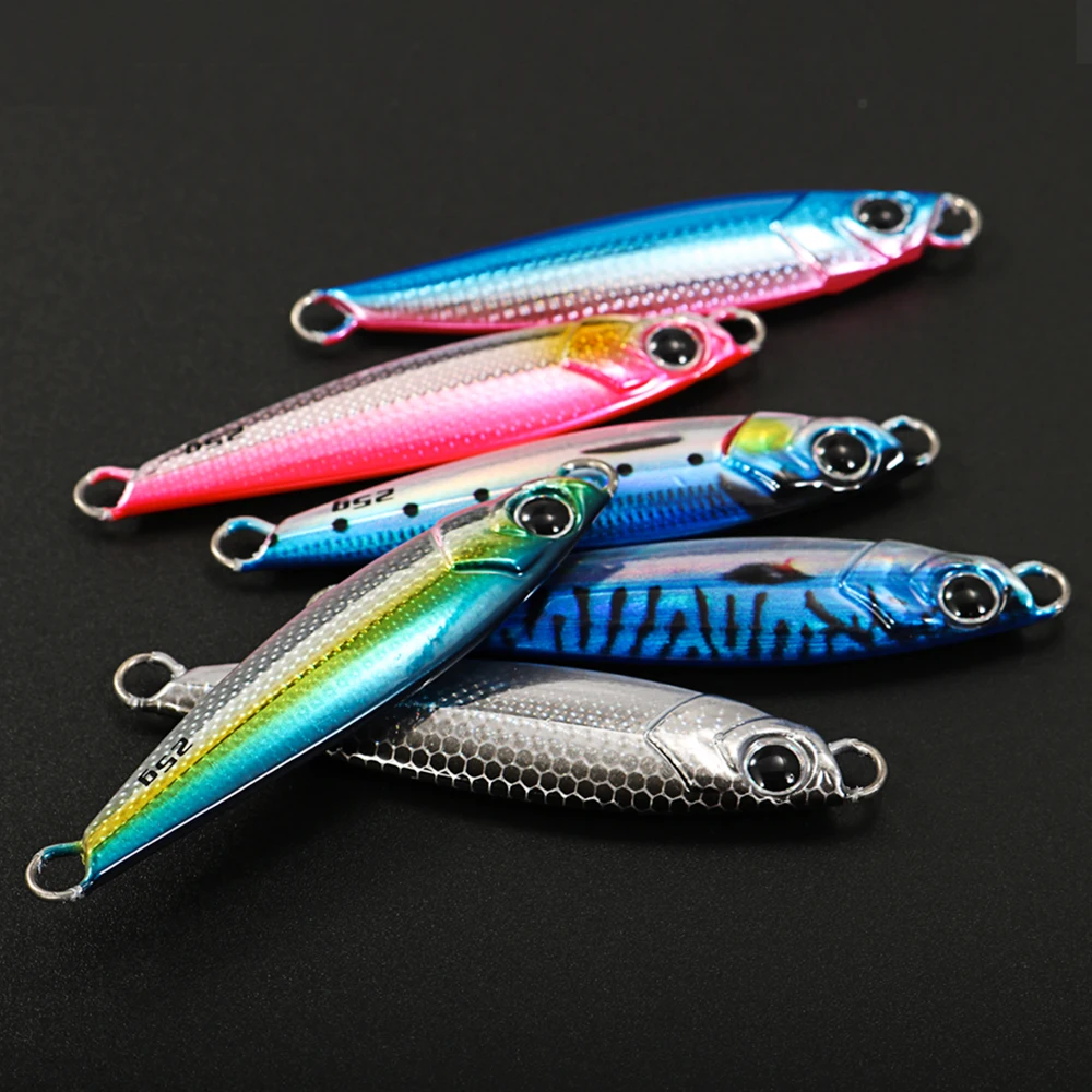 JIGGING PRO Salzwasser-Mikro-Metalljigs 10g 14g 22g 25g 30g 40g Uferangeln Langsam sinkende Köder Künstliche Köder Jigging-Köder – Detail 7