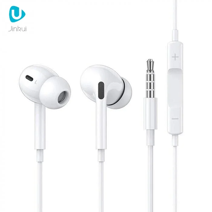 Third generation 3.5mm Wired Headphone Mic 3D Stereo Earbuds Headset Clear Sound Jack Casque For iPhone Samsung Xiaomi Huawei 2