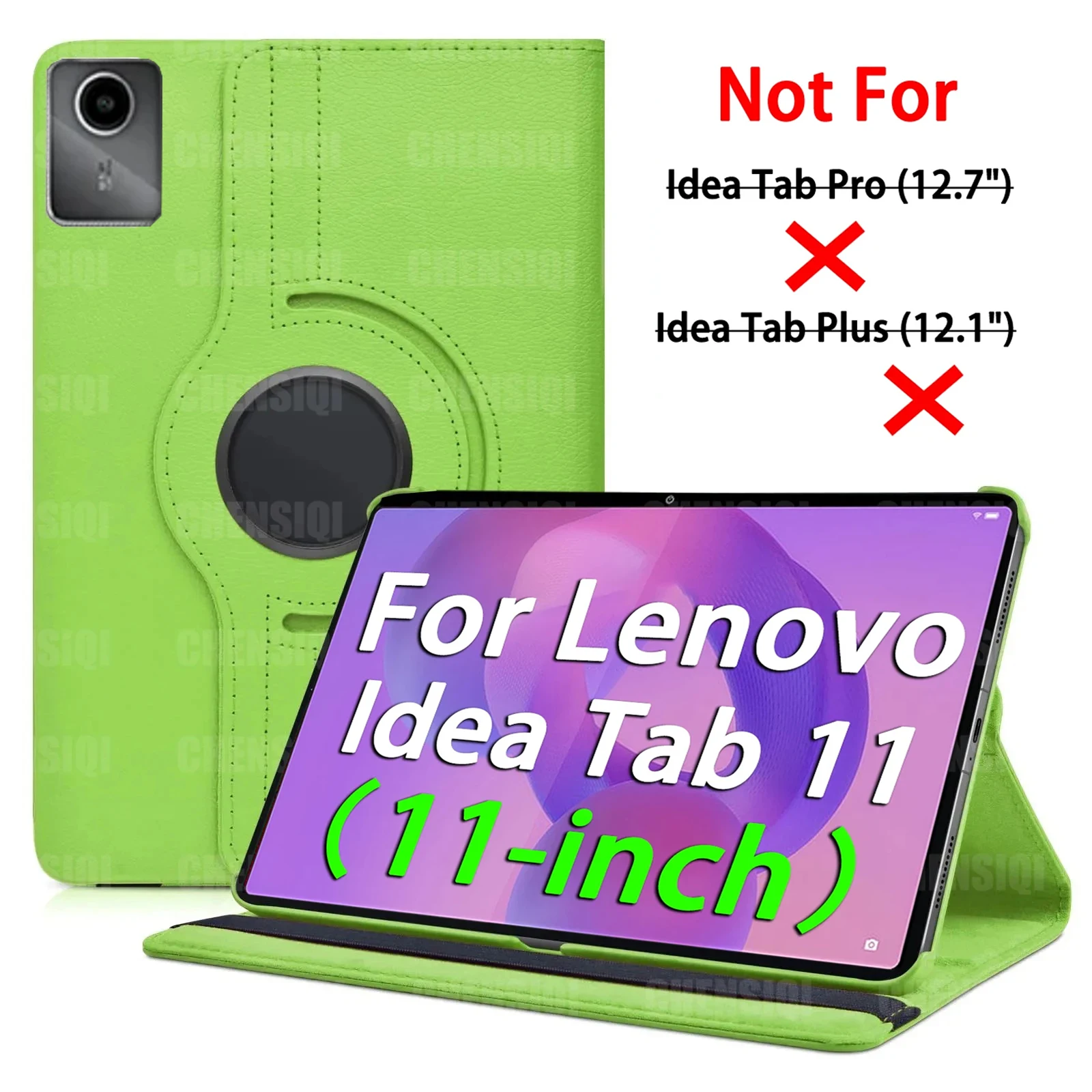 11-Inch Rotating Stand Case with Sleep/Wake Functionality