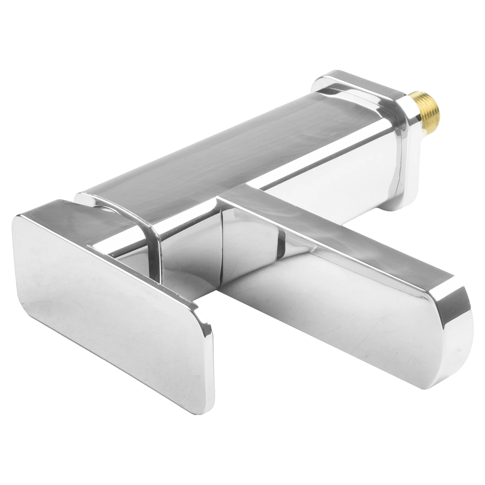 

Basin Faucet Bathroom Sink Faucet Stainless Steel Deck Mounted Single Cold Water Basin Taps Silver Square Lavatory Sink Tap