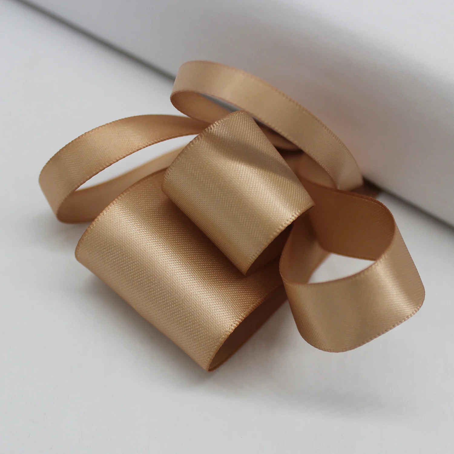 Ivory Double Faced Satin Ribbon - 1-1/2 x 100 yards