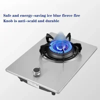 Energy-Saving Natural Gas Liquefied Gas Stove Single Stove Thermocouple Protection Tempered Glass Panel 1