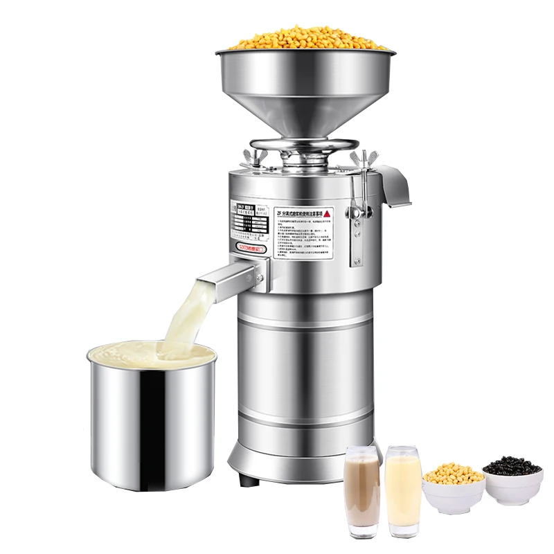 

220 В электрическая машина для производства соевого молока, небольшая Коммерческая установка без фильтра, зеркальная шлифовальная машина