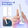 Portable Handheld UV LED Flashlight Nail Lamp 6 LED Beads Quick Dry USB Nail Dryer 18W Machine Nail Gel Dry Nail Art Tool 6
