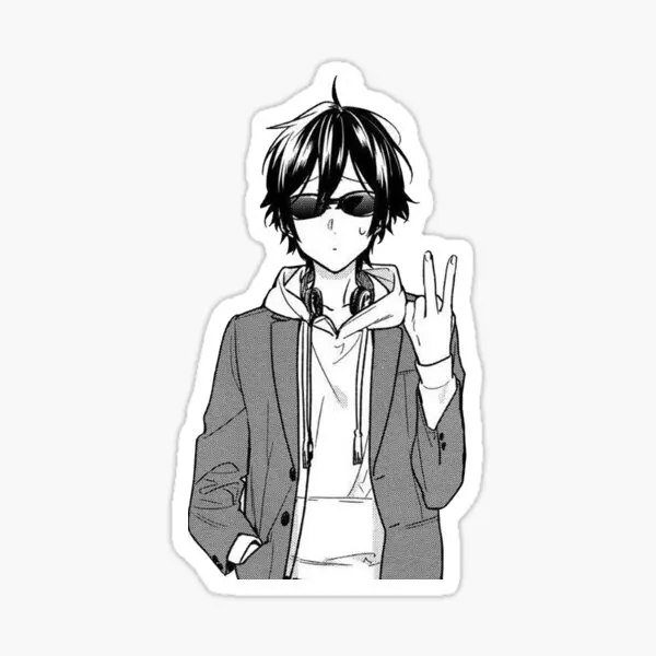 

Peace Sign Miyamura Sticker 5PCS Car Stickers for Background Kid Water Bottles Funny Print Bumper Luggage Window Cute Laptop
