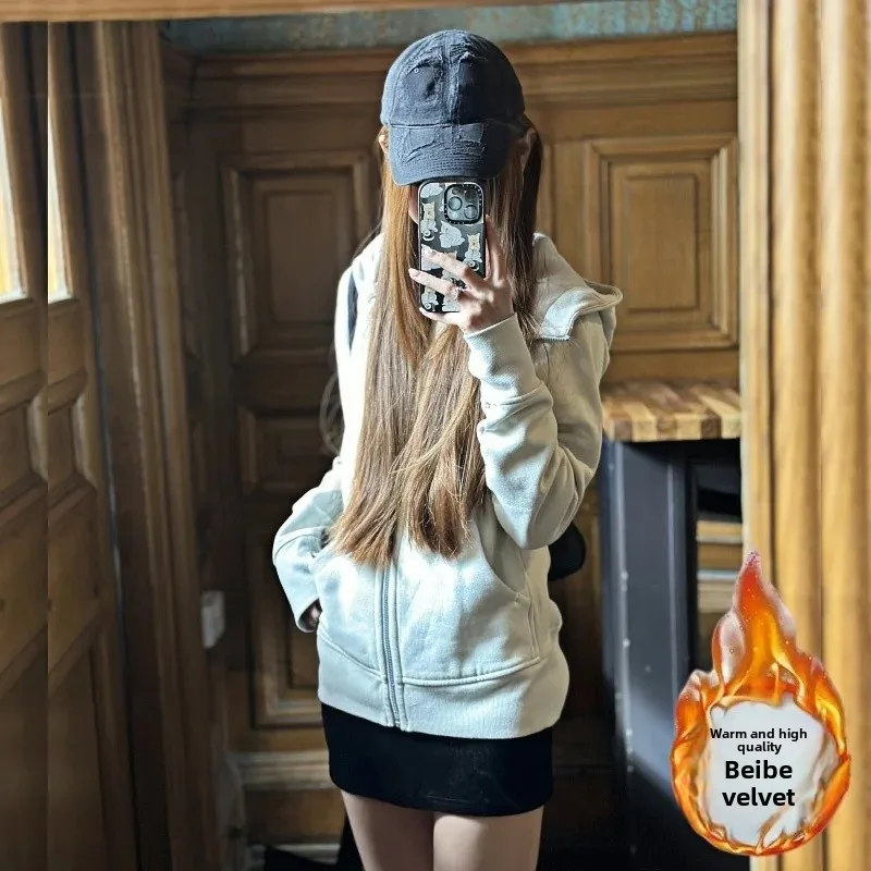 Light gray-fleece-lined [Tmall TikTok quality]]