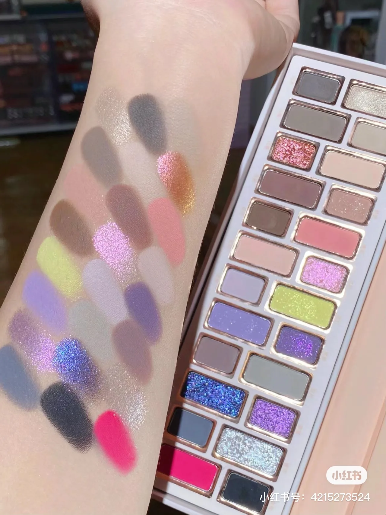 QianYan-لوحة ظلال عيون غير لامعة ، لوحة مكياج ، ور...