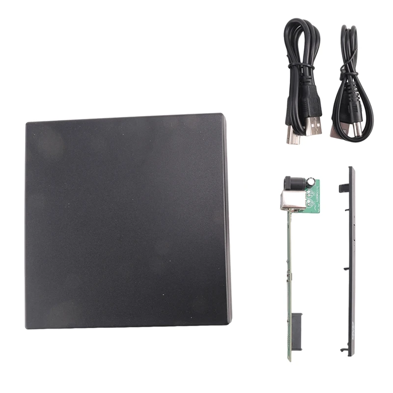 

Внешний аккумулятор 12,7 мм, USB 2,0, внешний DVD/CD-ROM, для ноутбука, настольного ПК, оптический диск, привод SATA на SATA