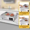 Commercial Electric Griddle, Electric Flat Top Grill, 3000W Countertop Griddle with Shovels and Brushes for Restaurant Kitchens 5