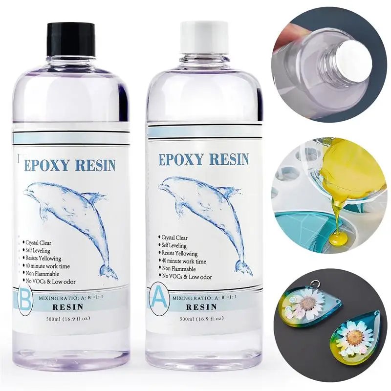 Epoxy Resin and Hardener Kit Resin Crystal Glue High Adhesive Hardener Epoxy  Resin Mold Jewelry Making Supplies for Jewelry Art - AliExpress