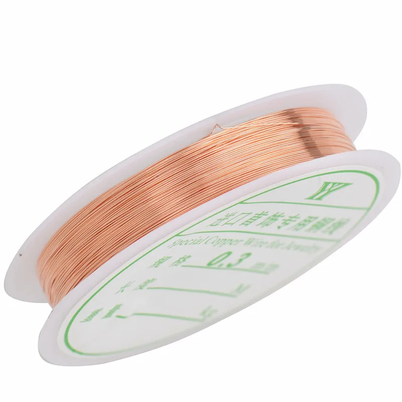 Vibrant Copper Jewelry Craft Wire - Versatile Sizes for DIY Bracelets & Necklaces