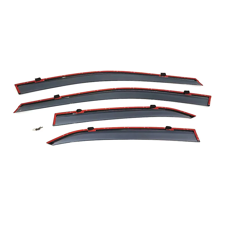 High Quality Car Door Window Rain Visor Weather Shield Deflector For Porsche Cayenne