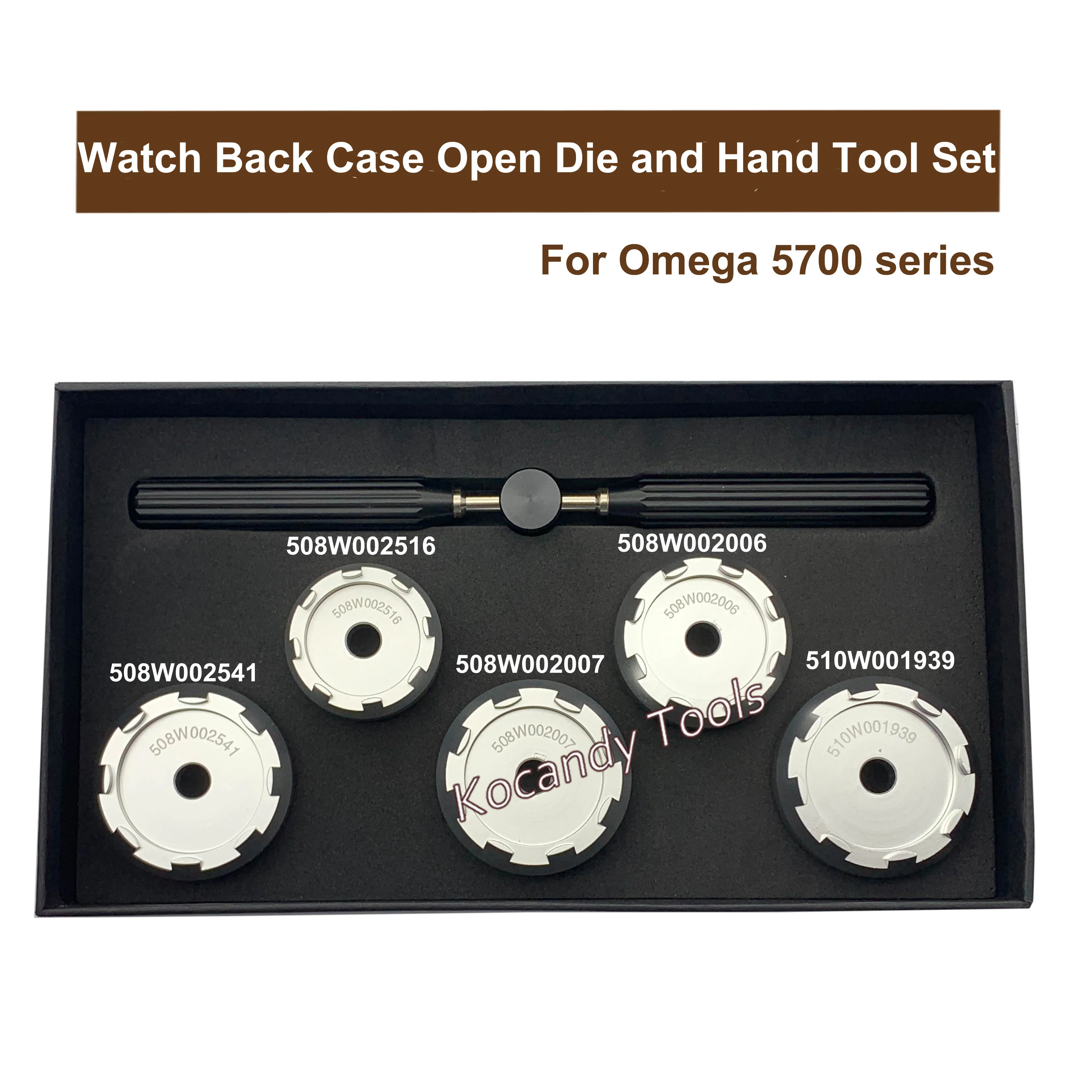 

Professional Watch Back Case Open Dies and Hand Tools Set for Omega 5700 Series 508 510 Cal. 8800 Watch Repair Tools