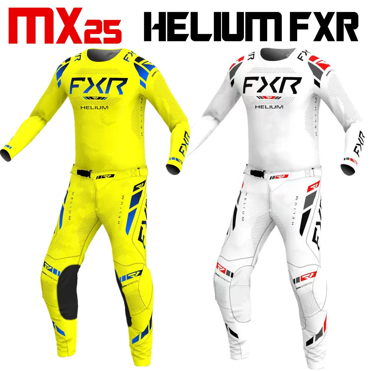 Helium FXR Motocross Gear Set mx Power Wear Off Road Jersey Set ATV kit Breathable Dirt Bike Combo Suit Moto Kit