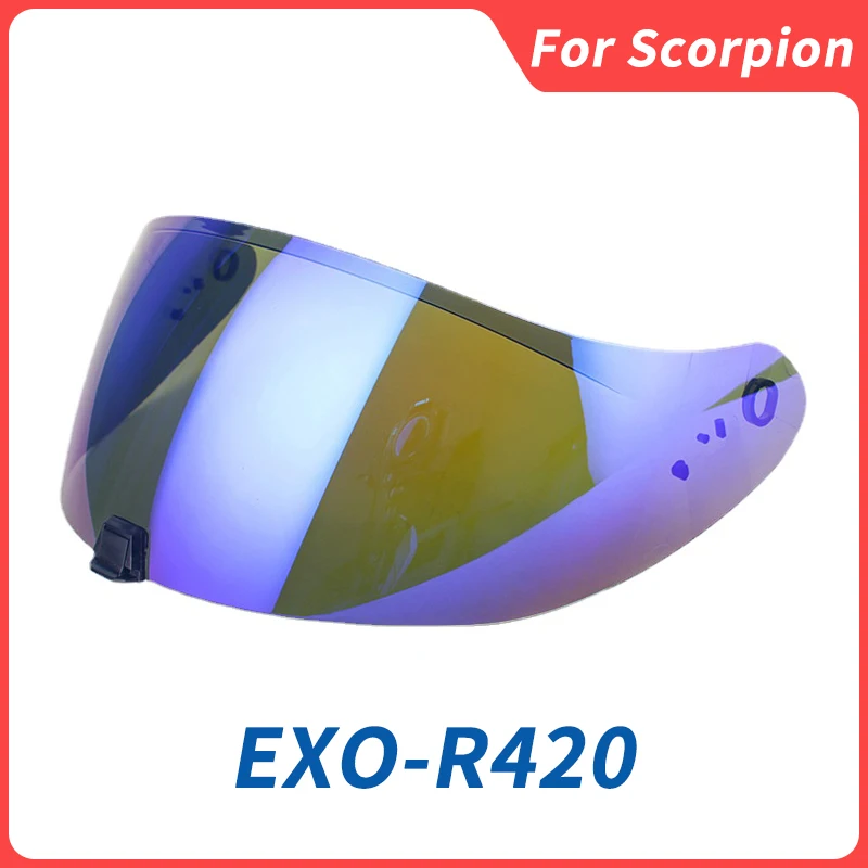 

Helmet Shield for SCORPION EXO-R420 Face Shields Uv Protection Viseira Capacete Windshield Casco Moto Accessories Parts