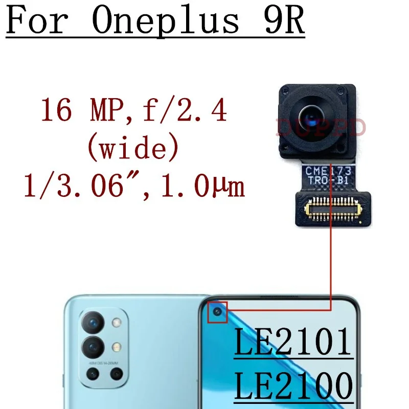 Original Front Camera For OnePlus 11 10T 10R 9R 9RT 8T 10 Pro
