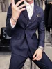 25 Colors 1 Pcs Blazer No Pants S-7XL New Wedding Dress Formal Business Slim Mens Suit Jacket Plaid Striped Solid Color 4