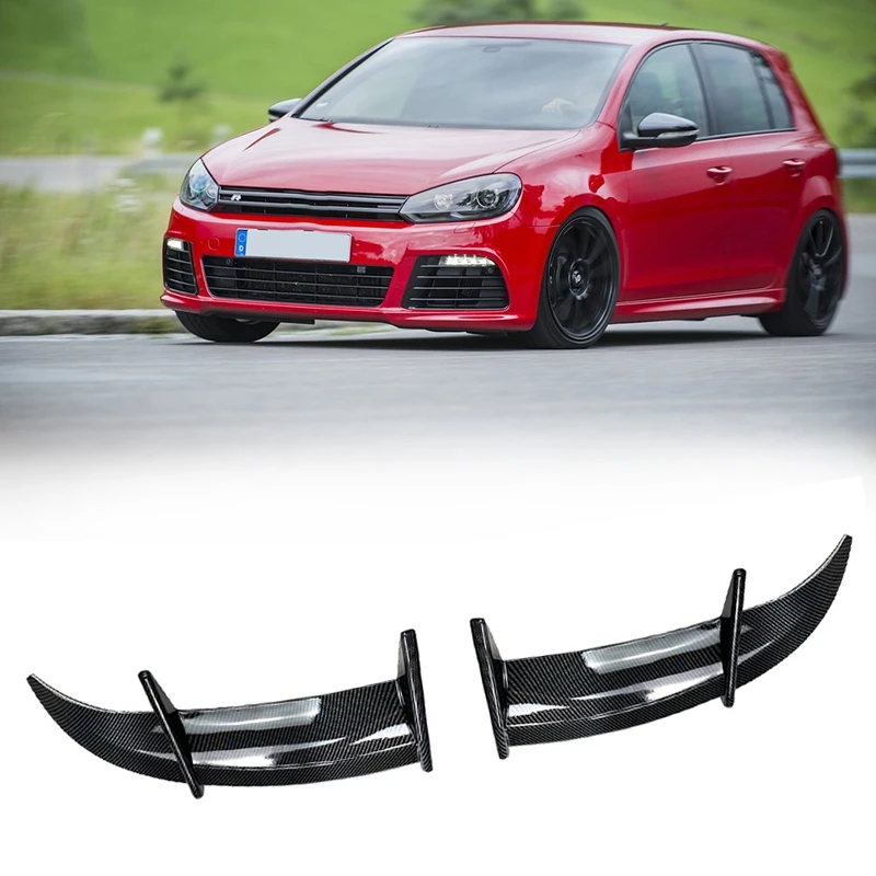 

2Pcs/Set Rear Trunk Spoiler Wing For Golf 6 MK6 VI 2009 - 2013 Boot Wing Lip Decoration Body Kits Spoiler Carbon