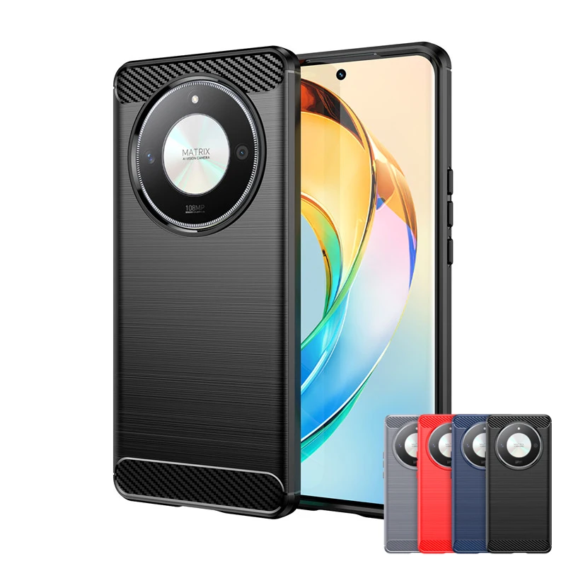 Per Honor X9B Custodia Honor X9B X8B X7B Custodia Protettiva In Silicone Antiurto Cover Posteriore Protettiva In Tpu Spazzolato Di Lusso Per Honor X9B