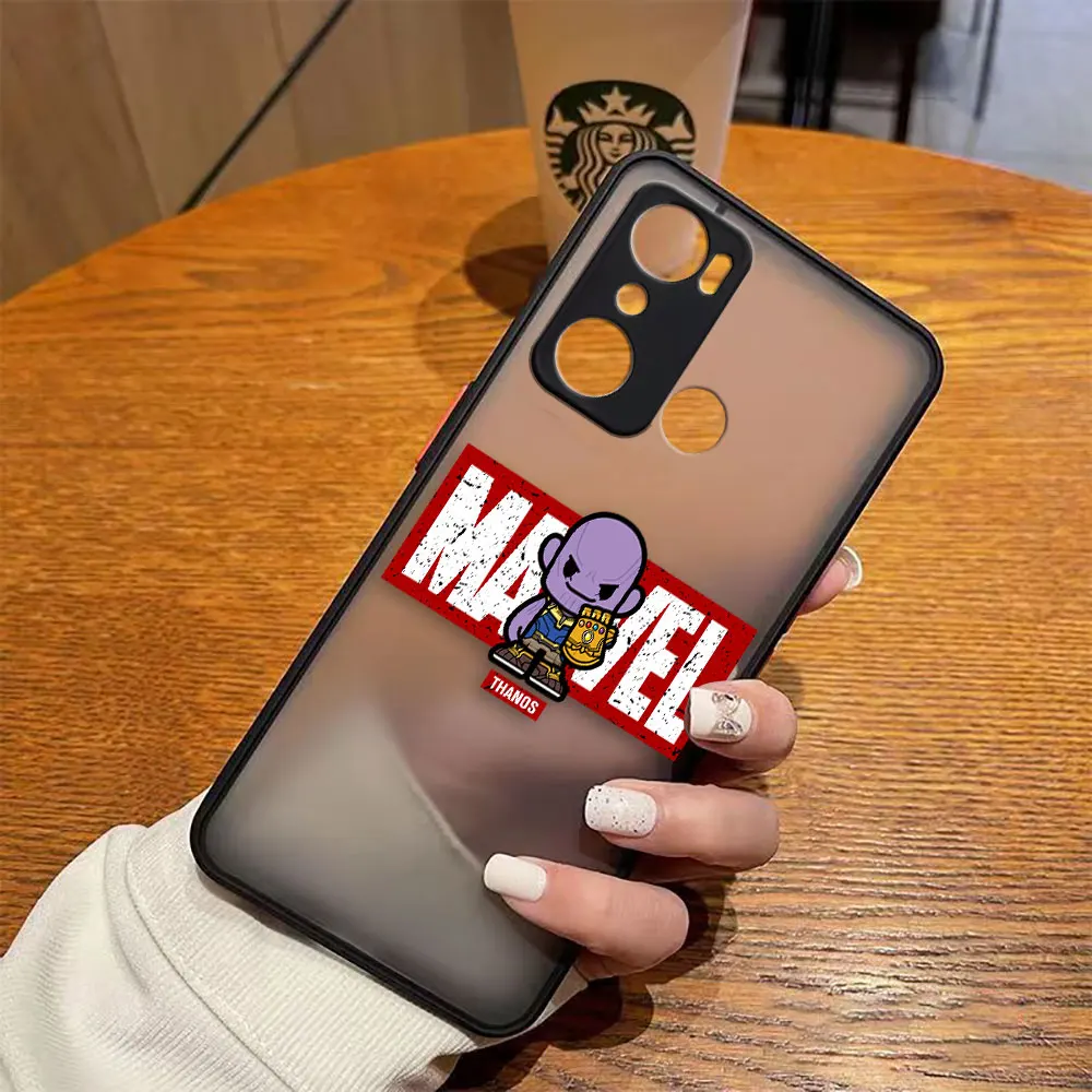 thumbnail image 1 of Funda mate para infinix HOT 20I 12 12I 11 11S 10 10I 10S PLAY 9 Pro POVA 3 CAMON 15 17P funda el guapo dibujos animados de Los Vengadores de Marvel, 1 of 5