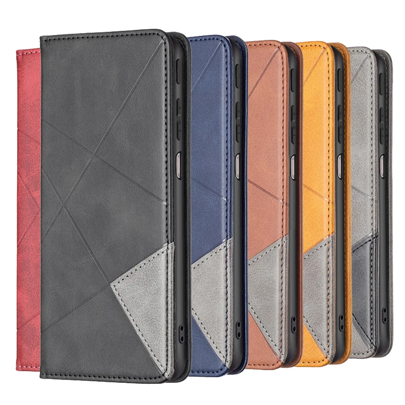 Premium Magnetic Wallet Leather Flip Phone Case -