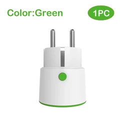 Zigbee 3.0 Smart Power Plug with Remote Control & Energy Monitoring (Zigbee plug 1pc)