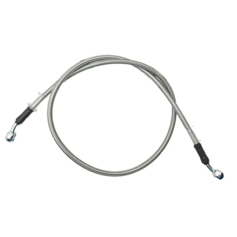 Motorcycle Dirt Bike Braided Steel Hydraulic Reinforce Brake line Clutch Oil Hose Tube 500 To 1500mm Universal Fit Racing brake pipe hose motorcycle brake hose
