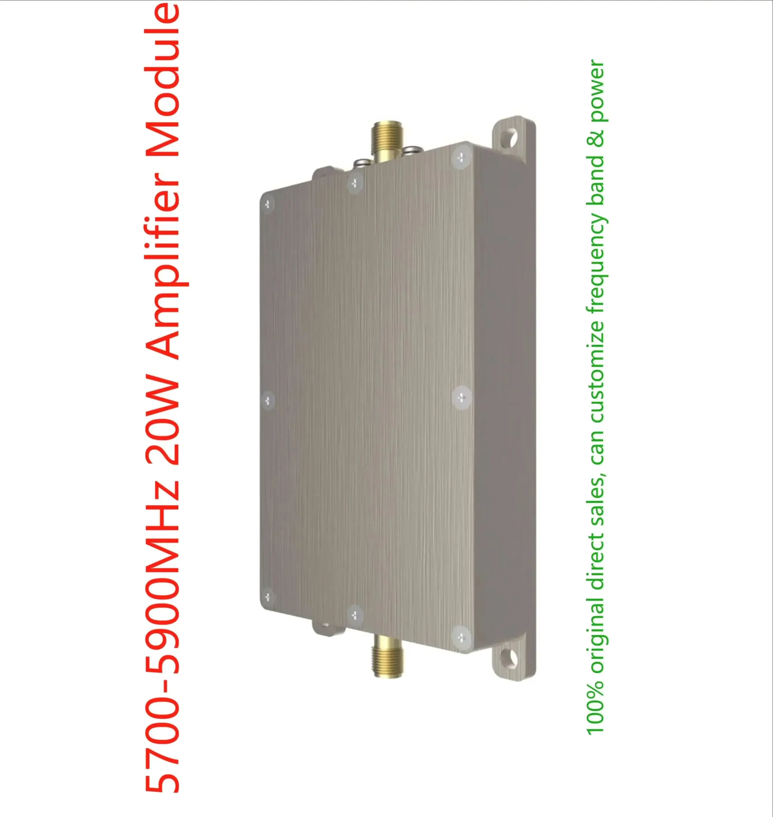 SZHUASHI-YPM5820B PA, 5.8G 모듈, 5700-5900MHz, 20W, 43dBm, 100% 새 제품