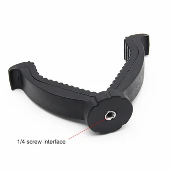 Aluminum Hunting Shooting Accessory V Shaped Rotating Yoke Monopod Telescopic Shooting Stick Hunting Stick with Shoulder Strap 5